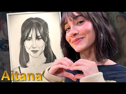 Dibujando a Aitana / Drawing Aitana