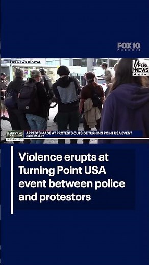 Arrests made outside Turning Point USA event | FOX 10 Phoenix