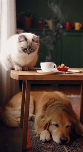 Lovely Morning✨ #jazz #cats #dog
