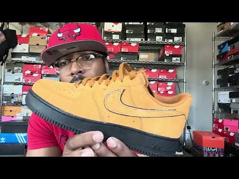 Nike Air Force 1'07 LV8 “Suede” ( Desert Ochre / Black ) Review | On Foot