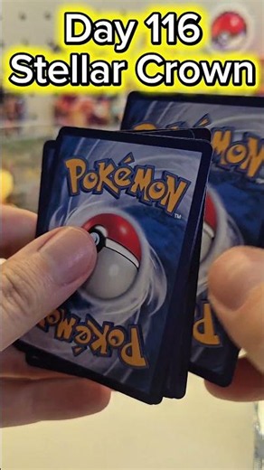 Opening Pokémon Stellar Crown Packs — Day 116