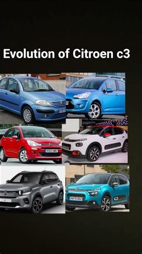 evolution of Citroen