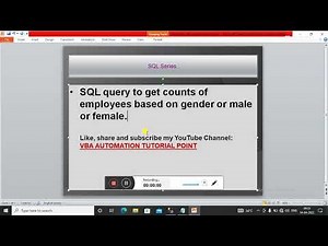 SQL query to get count based on gender(Group By or Case statement)