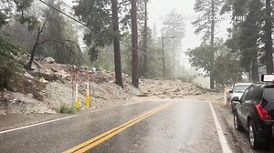 This is footage from last night in Forest Falls (8/20/23) near #SBCoFD Station 99. It shows the power of debris flows. They happen fast, and they're unpredictable. When evacuation orders are issued, leave immediately. Property can be replaced. You & your loved ones lives cannot. | San Bernardino County Fire