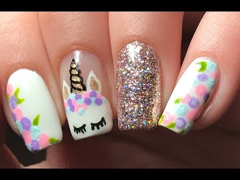 Cute Easy Unicorn Nail Art!🦄💅🏻