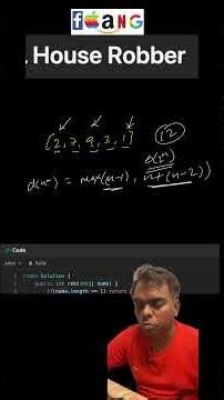 House Robber. #coding #dsa #interviews