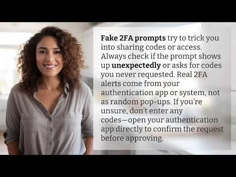 How Can You Spot Fake 2FA Prompts on Android or iPhone?