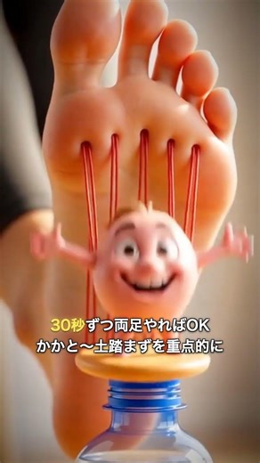 朝起きたら足の裏が激痛…足底筋膜炎をペットボトルで治す方法｜1日1分