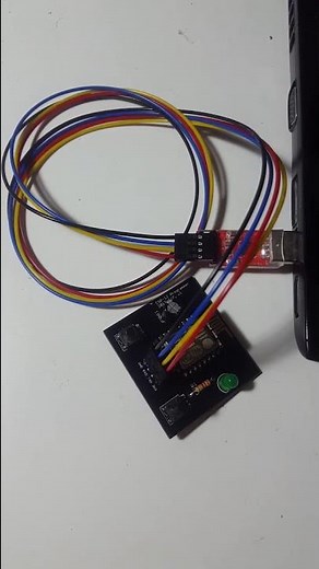 ESP-12F programming jig powered by CP2102