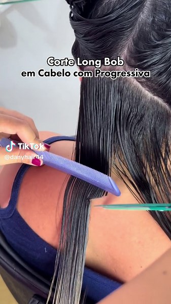 Corte Long Bob: Tendência em Cabelo com Progressiva