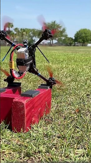 Incredible fpv racing drone takeoff!