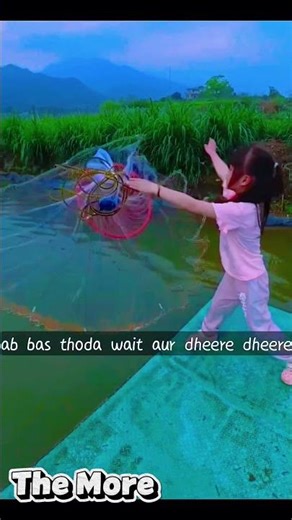 Little Girl Fishing Like a Pro! 🎣 Unbelievable Skills!