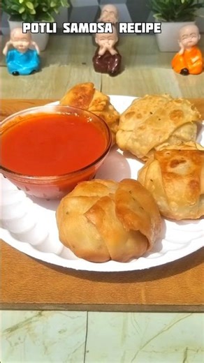 Potli Samosa recipe 😋 #shorts #youtubeshorts #foodie