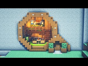 Minecraft | How to Build a Simple Mountain House - Minecraft Tutorial