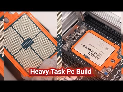 AMD Threadripper Pro 7995WX Workstation PC Build, AMD 7995WX RTX 5090 Dual 🤑🤑