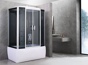 [Hot Item] Big Size Rectangular Steam Massage Shower Room Computer Remote