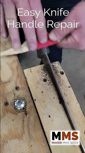 Cheap & Easy Knife Handle Repair