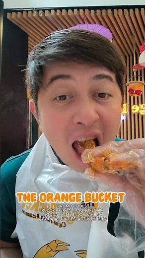 Ang Sarap sa Sharmaine Bucket 🦀🦐😁 (The Orange Bucket)