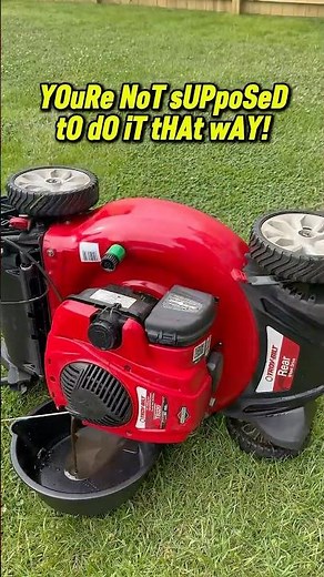 Why don’t these have oil drain plugs!? #mower #lawnmower #oilchange