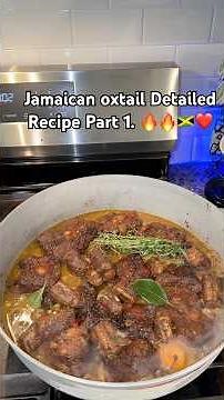 Part 1. Jamaica Oxtail Recipe! 🔥🇯🇲❤️ #oxtail #jamaicanfood #easyrecipe #foryourpage #explorepage
