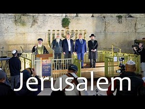 First Candle! Hanukkah Candle Lighting Ceremony at the Western Wall.