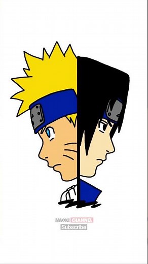 Cara menggambar Naruto dan Sasuke - How to draw Naruto and Sasuke