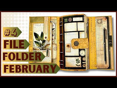 FILE FOLDER FEBRUARY #4 CRAFTING THE PERFECT JOURNAL WITH THE "FIELD NOTES" DIGITAL KIT #papercraft