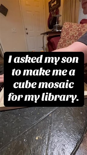 Creative Cube Mosaic Ideas for Your Library