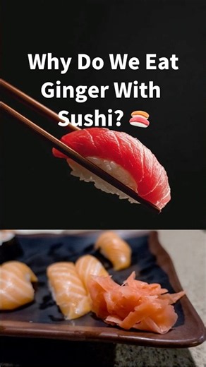 “The Real Reason Sushi Comes With Ginger. #wigglelab #facts #sciencefacts #biology #sushi