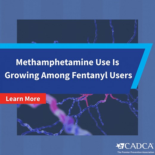 Recent data has shown that 31.2% of all overdose deaths involved meth, and 73% also involved opioids. This dangerous combination is called speedballing. Currently, there is no FDA-approved medication to treat meth use disorder or overdose. That's why evidence-based prevention is more critical than ever. Read more: https://www.psychologytoday.com/us/blog/addiction-outlook/202510/methamphetamine-use-is-growing-among-fentanyl-users | CADCA