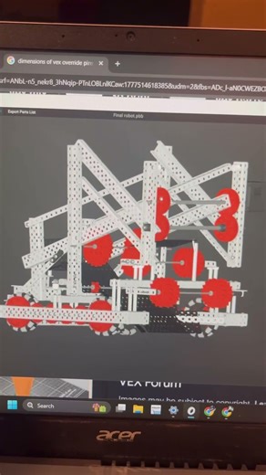 ‪@lukedoesrobotics‬ 55 W h-drive with a color orienting sort intake and a DR4B 40” lift