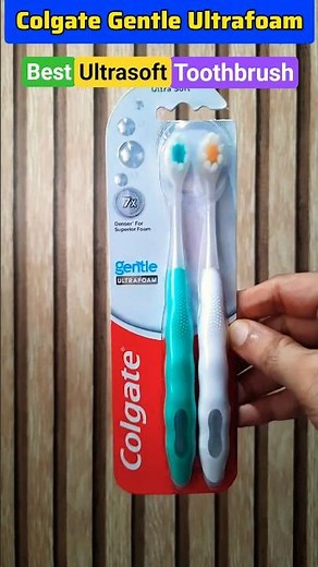 Colgate Gentle Ultrafoam Ultrasoft Toothbrush Review 🪥 #colgate
