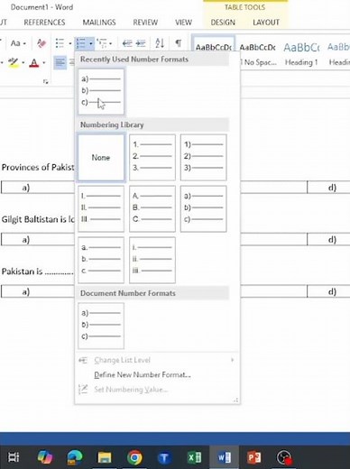 How to Create MCQs in MS Word Easy Tutorial for Question Papers