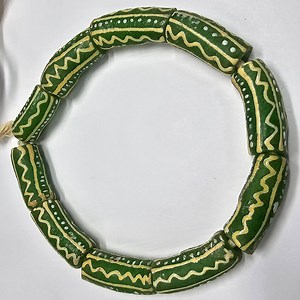 10 Ethnic Handmade African Beads