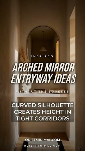 Arched Mirror Entryway Ideas for Small Spaces | Styling Tips