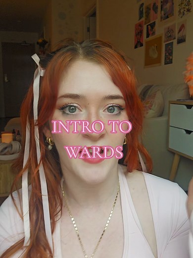 Replying to @mfbx11 here's a bunch of super basic information about wards and what they do! plus a few types that can be helpful 💖🫶 #protectionmagick #witchytips #witchesoftiktok #witchcraft #witchtok