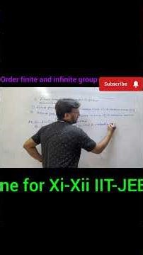 #FiniteGroup #InfiniteGroup & #OrderOfGroup | Group Theory Basics | Abstract Algebra