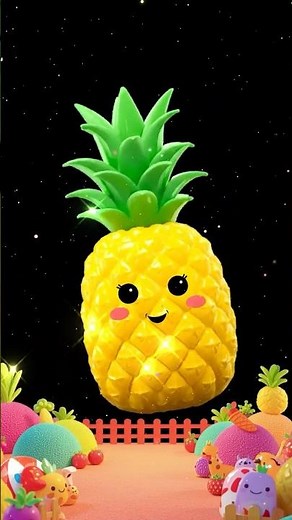 🍍Pineapple Fruit Dance! | Baby Sensory | Happy Fruit Dancing