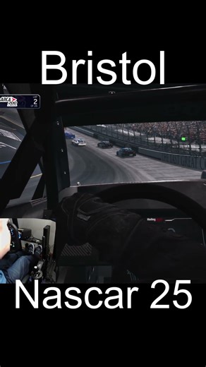 Nascar 25 weekend 3 Bristol #nascar25 #simracing #gameplay