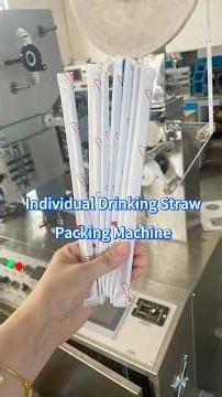 Individual Drinking Straw Packing Machine