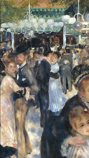 Pierre-Auguste Renoir’s Bal du moulin de la Galette #Renoir #Impressionism #ArtHistory