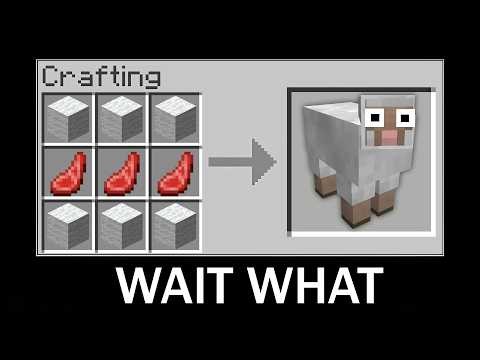 Minecraft wait what meme part 17 (Crafting Sheep)