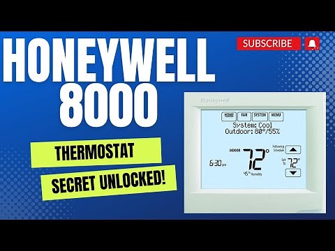 How to Unlock Honeywell VisionPro 8000 Thermostat
