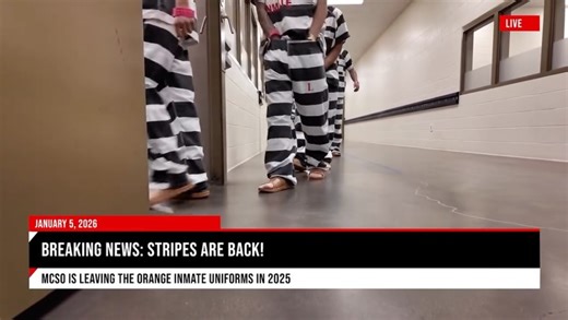 Maricopa County Sheriff's Office – Sheriff Jerry Sheridan | BREAKING NEWS: MCSO brings back striped inmate uniforms in 2026! 🙌 #MCSO #Detention #Inmates #StripesAreBack | Instagram