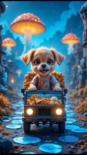 The Poor Puppy… Found an Alien Friend Who Changed His Whole Life #dog #poorpuppy #viral #tranding