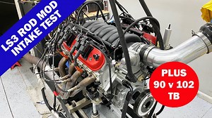 HOW MUCH POWER IS THE LS3 ROD MOD REALLY WORTH? 427 LS3 STROKER INTAKE TEST-STOCK LS3 VS ROD MOD - BangShift.com