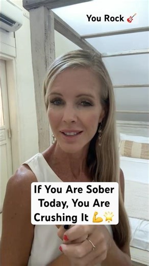 If You’re Sober Today, You’re Crushing It 💪” ✅ #recoveryjourney