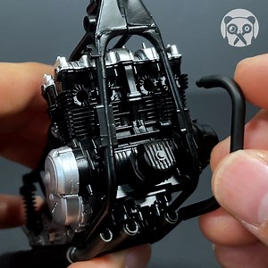 1.2M views · 10K reactions | Building 1/12 scale model of Honda motorcycle | Crafty Panda | Facebook