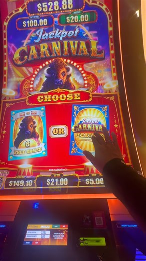 Jackpot Carnival Feature #kickapoo #luckyeaglecasino #casinogame #slot