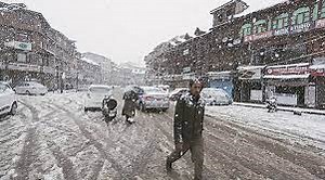 Snowfall in Shillong after 20 years